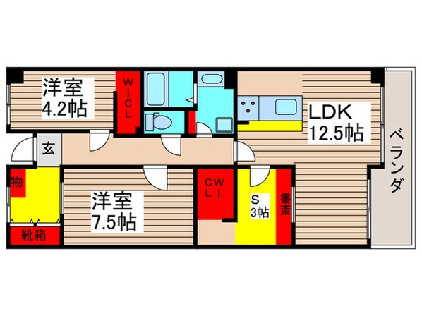 ＰＬＥＮＤＹ市川大野の物件間取画像